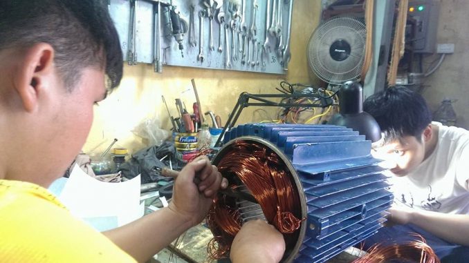 sửa chữa máy bơm nước